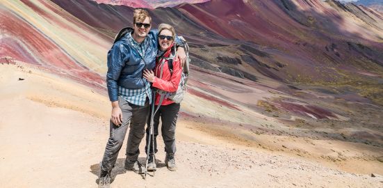 Couple travels their way to a match